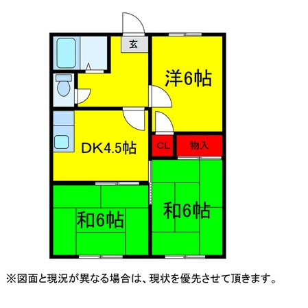 京成臼井駅 徒歩29分 2階の物件間取画像